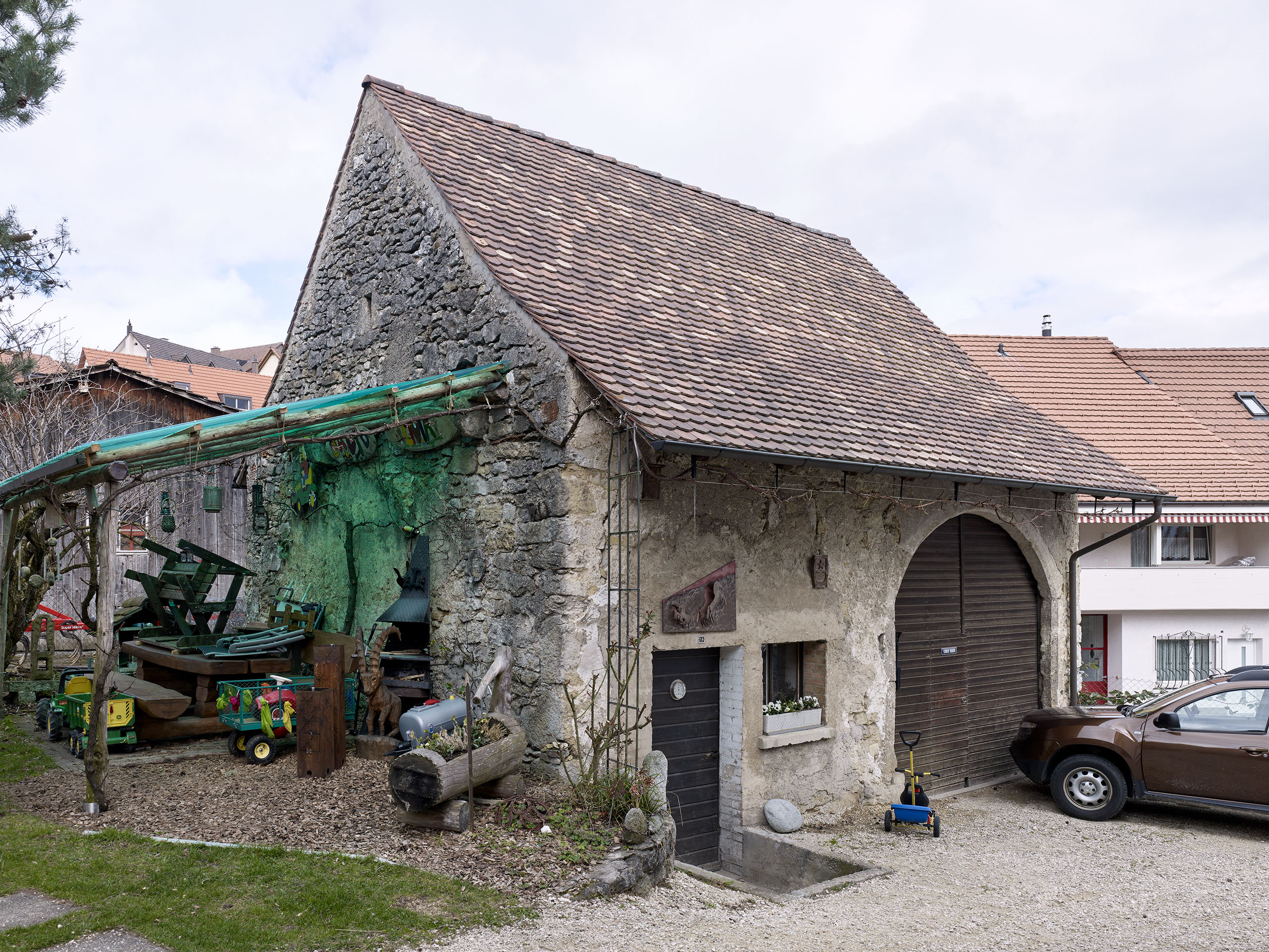 Hanfgartenweg 1A. Ehem. Pfrundscheune